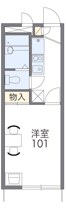 レオパレスメルベーユ 間取り