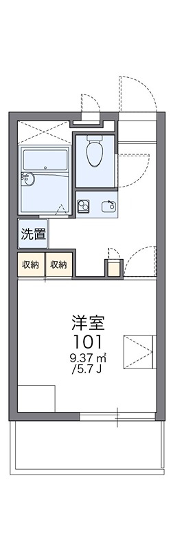 レオパレスエスペランサ分梅 間取り