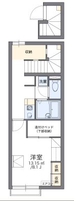 レオパレスカーサアベニュー4 間取り