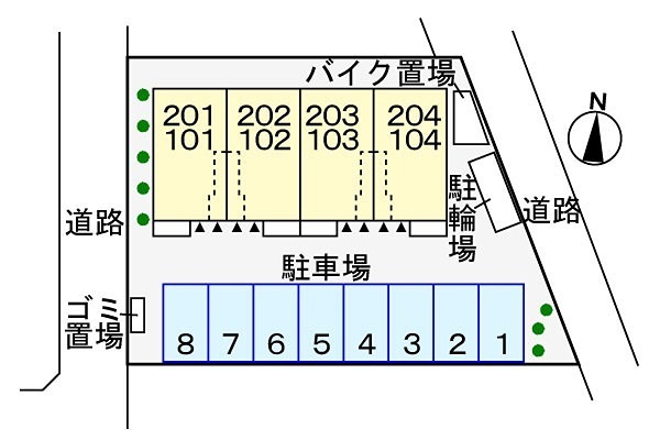 Ｋハウス4 駐車場