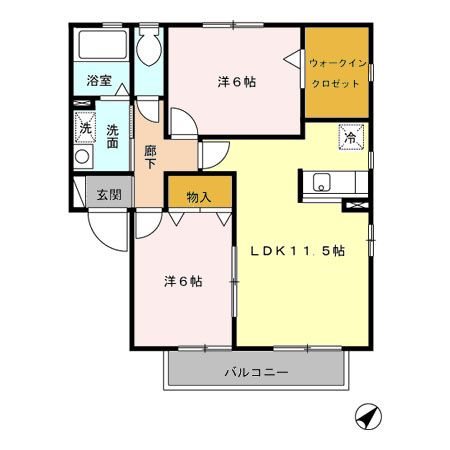 アンシプレ 間取り