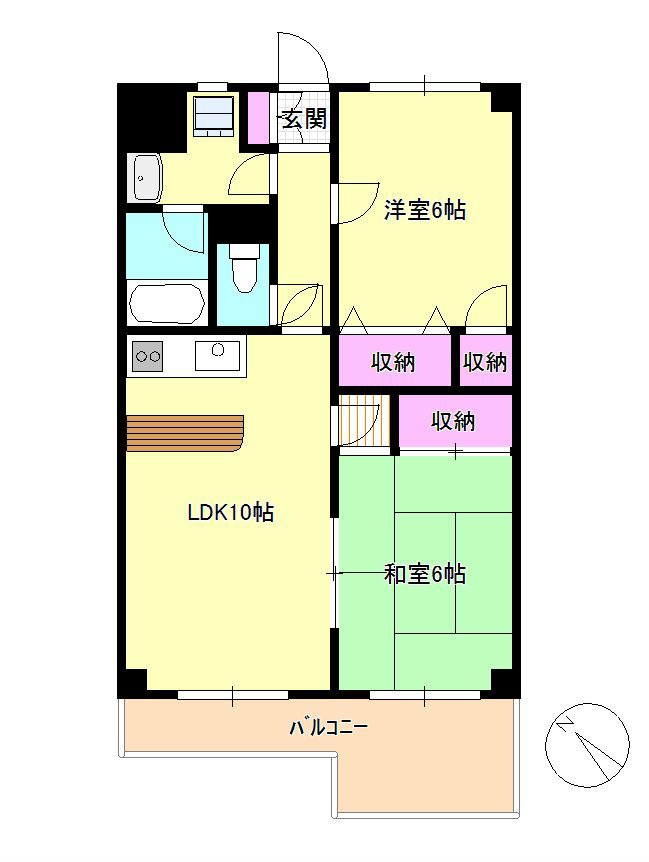 エスパスハマノ 間取り