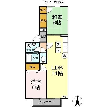 サンパレス青梅 間取り