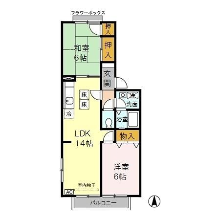 サンパレス青梅 間取り