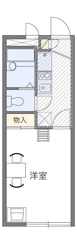 レオパレスメエガ2 間取り
