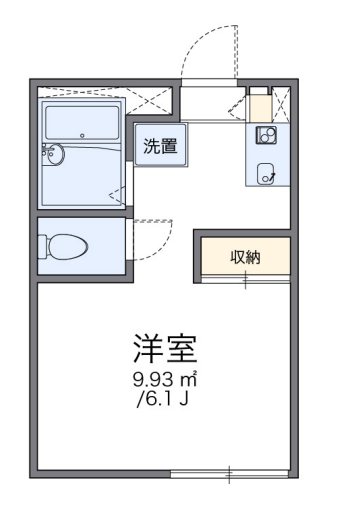 レオパレスＹＫ武蔵台 間取り