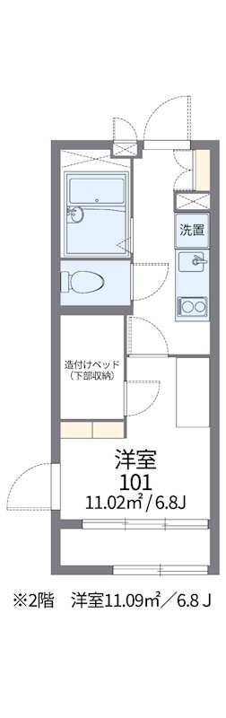 レオパレスＣｏｓｍｏｓ 間取り