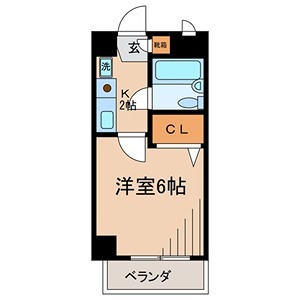 カーザローザ国立  間取り