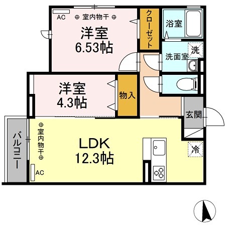 DRESIDENCE府中桜通り  間取り
