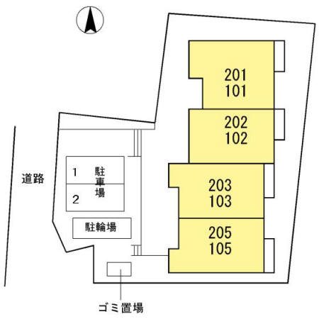 アイリスコート 駐車場
