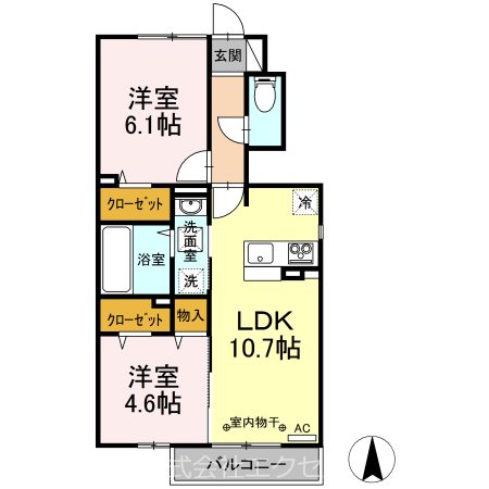 エスポワールA 間取り