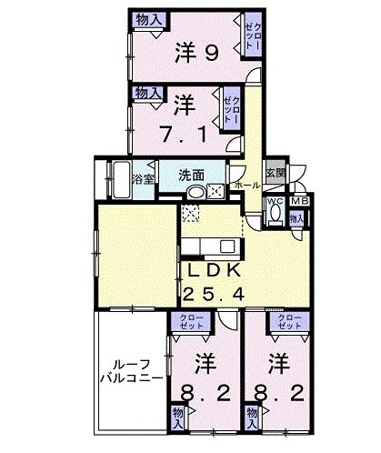 アドラブール 間取り