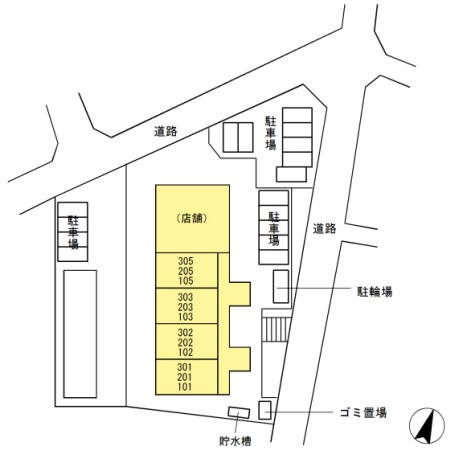 サニーハイツ村野 駐車場