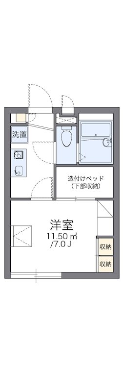レオパレスハピネス 間取り