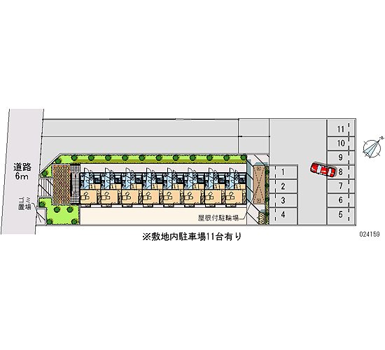 レオパレス瑞穂東  駐車場