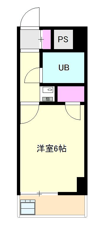 TISマンション堀之内 間取り