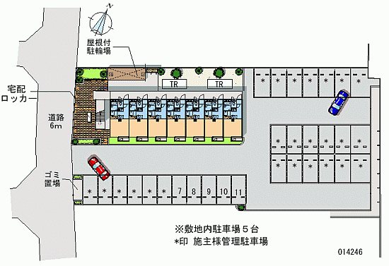 レオパレスグリフィンドール 駐車場