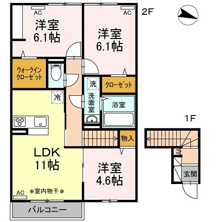 CamelotB棟  間取り