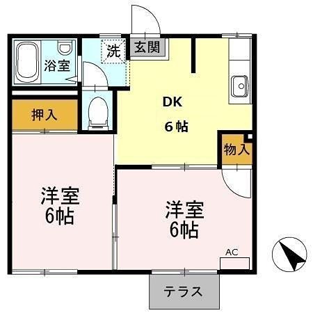 エステートサガミ1 間取り