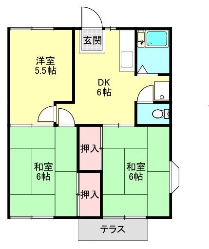 東京都立川市西砂町３丁目 間取り