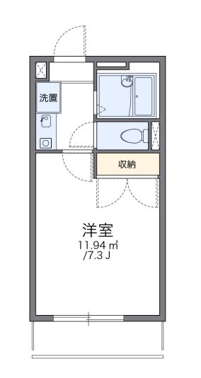 レオパレス葵第２ 間取り