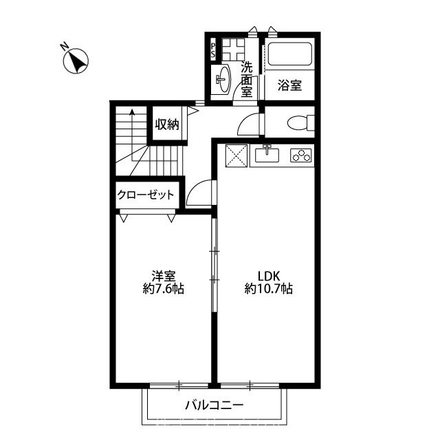 アスピリア萬寿舎 間取り