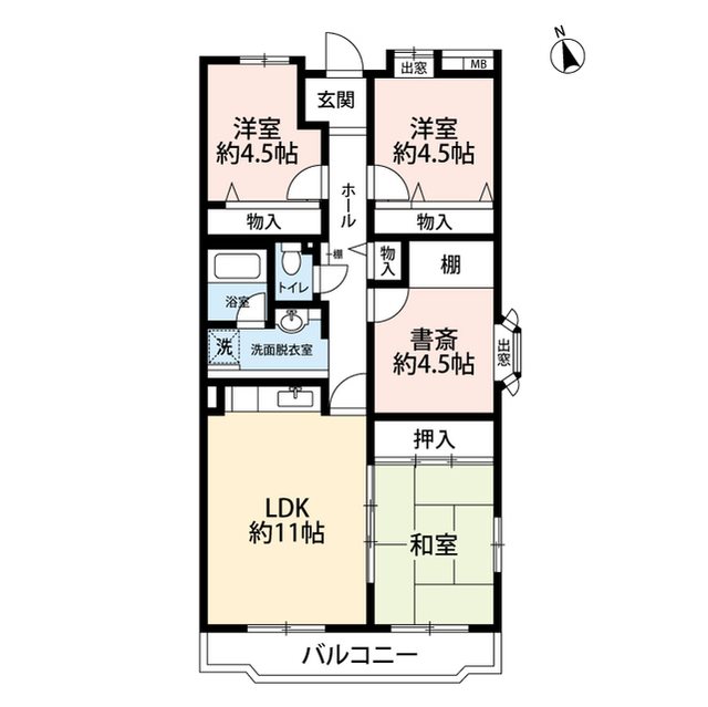 多摩ニュータウンブランニュー別所8 間取り
