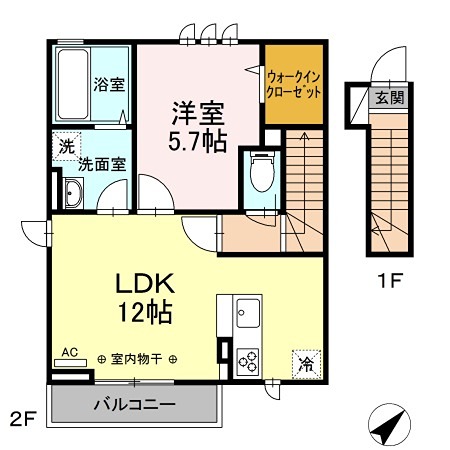 カーサフェリーチェ立川 間取り