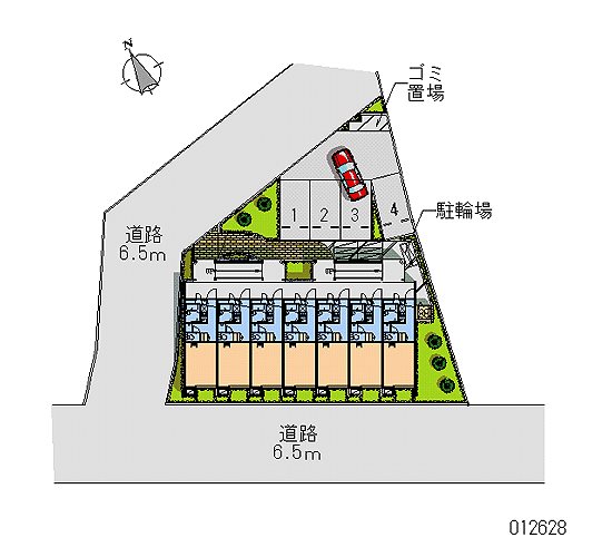 レオパレスアトリオ 駐車場