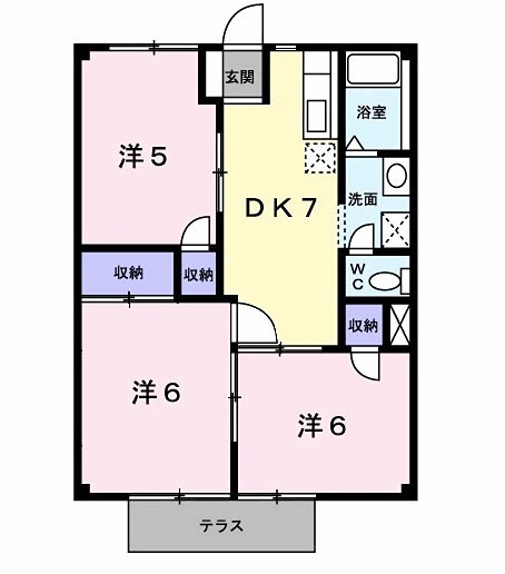 サンフローレンス 間取り
