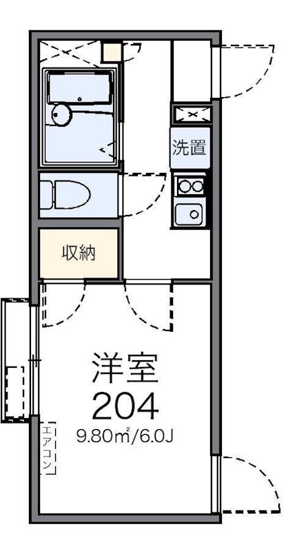 レオパレスグレートハウス 間取り