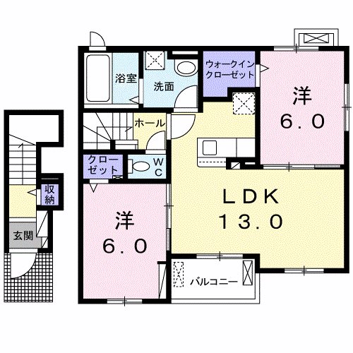 ヴィエスターテ 間取り