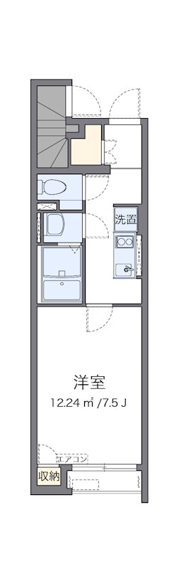 クレイノＧＡＲＤＥＮ丘2 間取り