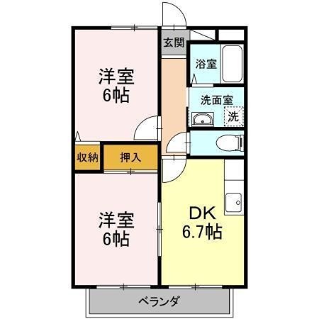 パセオ西府　弐番館 間取り
