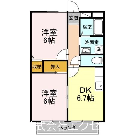 パセオ西府　弐番館 間取り
