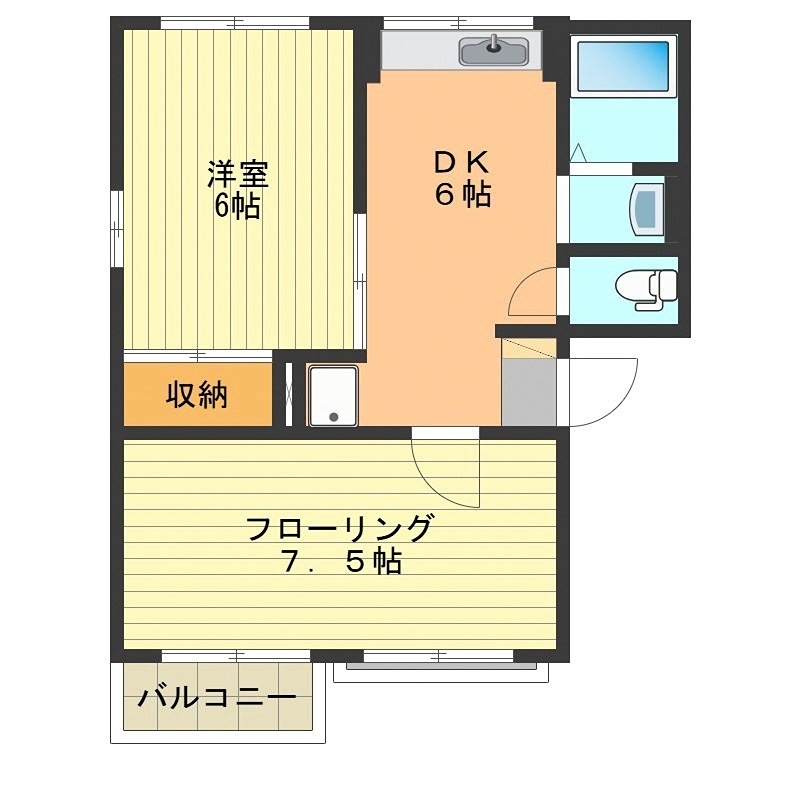 東京都昭島市昭和町３丁目 間取り