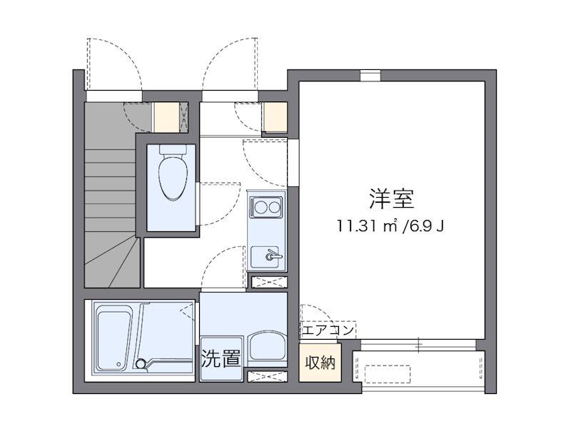 クレイノＨＩＲＯ 間取り