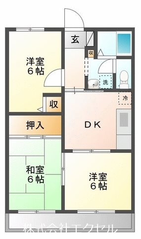 東京都東大和市狭山５丁目 間取り