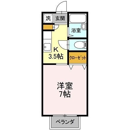 パセオ西府　壱番館 間取り