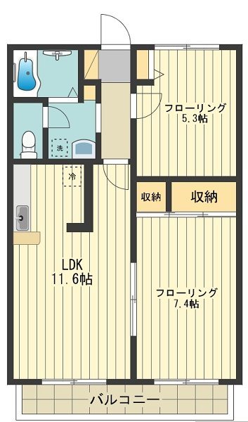 グリーンコート 間取り