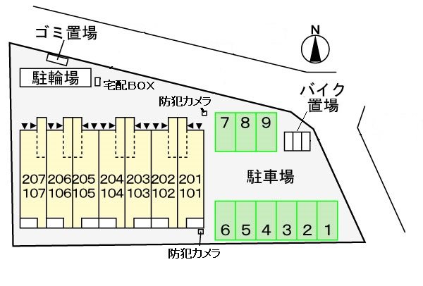 シャルールドゥース 駐車場