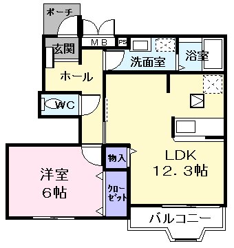 メゾンアヴニール1 間取り