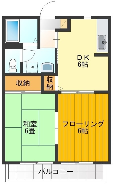 東京都武蔵村山市榎２丁目 間取り