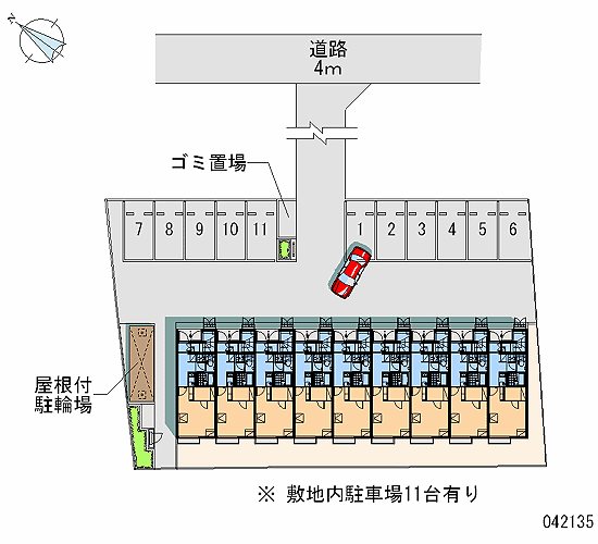 レオネクスト青龍瑞穂 駐車場