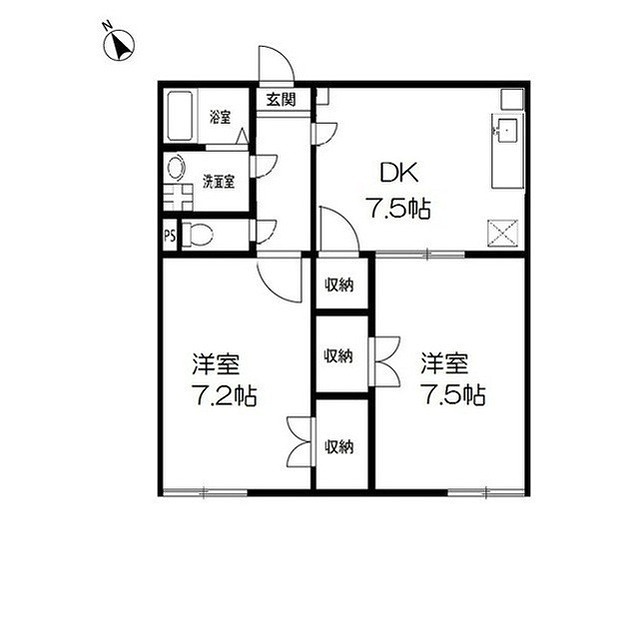 アンプルールフェールメルベェイユー 間取り
