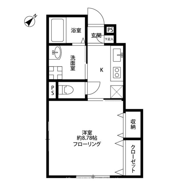 アムールMegurita 間取り