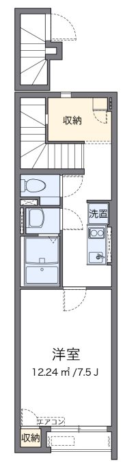 クレイノＧＡＲＤＥＮ丘2 間取り