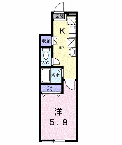 セイバリースマイル2	 間取り