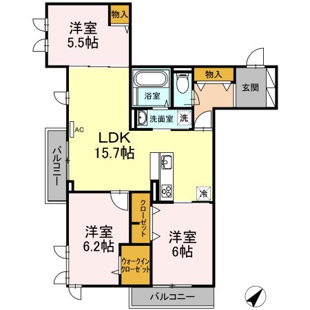 カーサグラナーテ 間取り