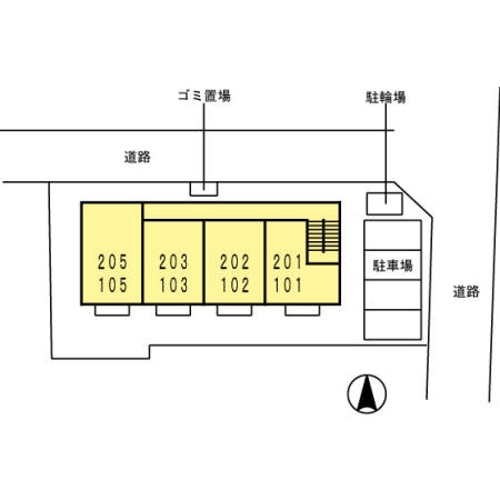 エスポワール 駐車場